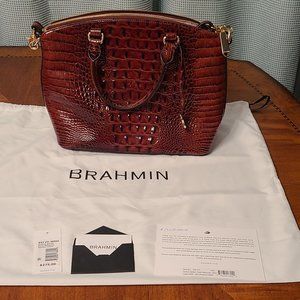 Brahmin Duxbury Satchel Pecan Melbourne